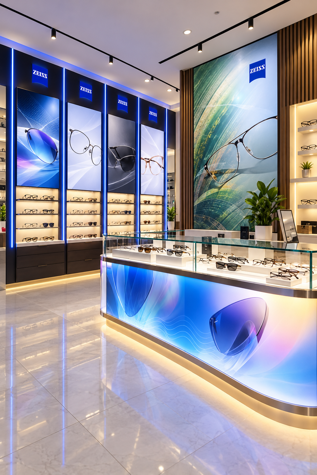 Branded retail interior display